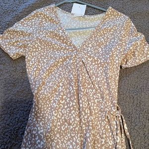 cheatah print womens blouse